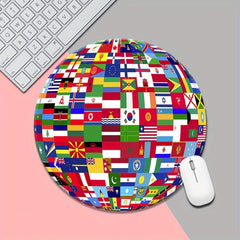 Round Ball Mouse Pad Non-slip Rubber Fun Game Office Laptop Mouse Pad