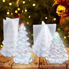 3D Christmas Tree Silicone Resin Mold Epoxy Resin Crafts DIY Soap Lotion Bar Mou
