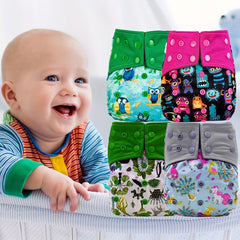 Adjustable Washable Cloth Diaper for Baby Boys & Girls