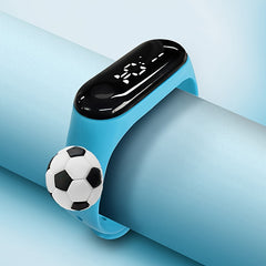 Kids Sport Bracelet LED Digital Watch Soccer Ball Detail
