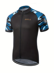 Men's Quick Drying Cycling Jersey with Rear Pocket