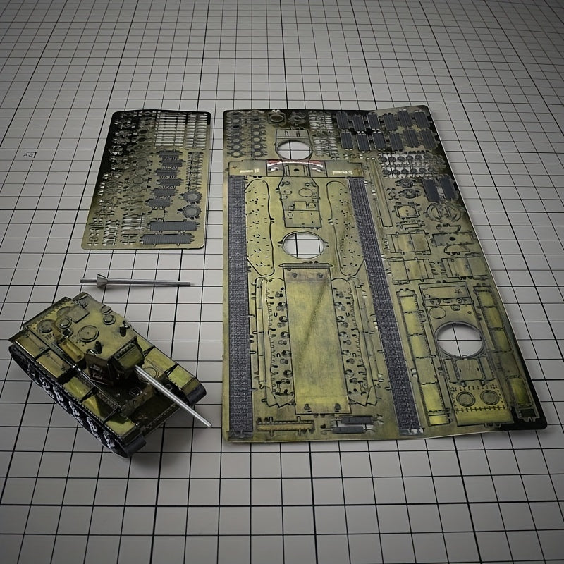 KV2 107 Tank 3D Metal Assembly Model Puzzle