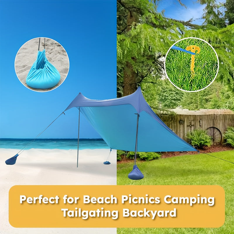 Portable Beach Tent Camping Canopy Beach Shelter For Outdoor Activities