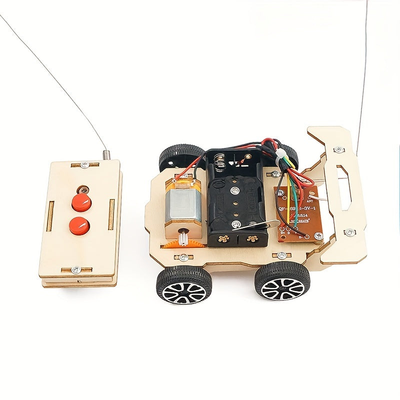DIY Remote Control Car Kit Educational Science Toy for Kids 6 Years+