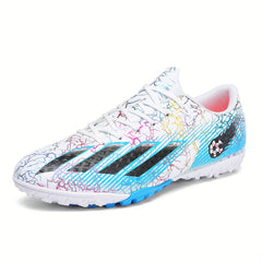 Men's Turf Football Boots Lace Up TF Soccer Cleats