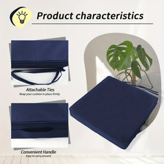 Waterproof Outdoor Furniture Seat Cushion 49x49x10 cm