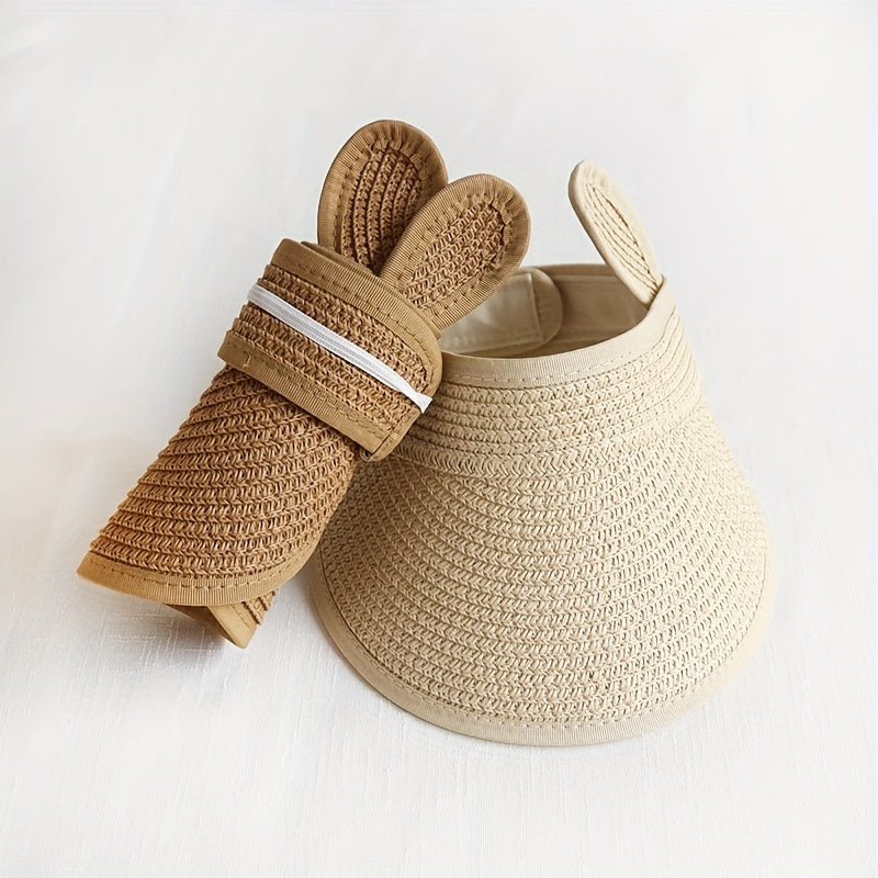 Baby Straw Hat Spring Autumn Top Hat Sunshade Breathable Duck Tongue Hat