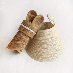 Baby Straw Hat Spring Autumn Top Hat Sunshade Breathable Duck Tongue Hat