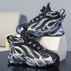 Kid's Basketball Shoes with Rotating Buckle Non Slip