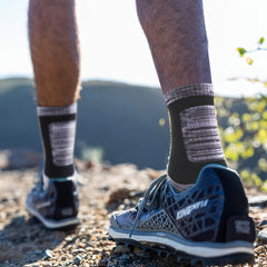 YUEDGE Men's Outdoor Hiking Crew Socks 5 Pairs Pack
