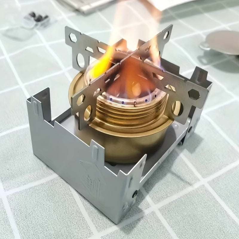 Portable Stainless Steel Outdoor Cooking Stove Bracket for Camping