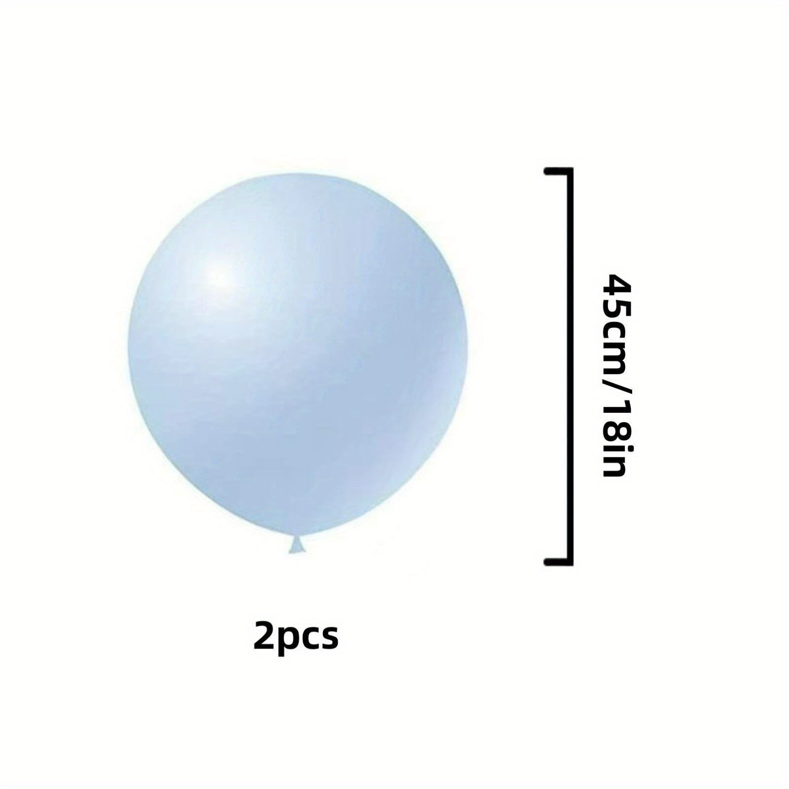 2pcs 18in Macaroon Colorful Balloons for Photoshoot Wedding Birthday Party