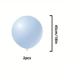 2pcs 18in Macaroon Colorful Balloons for Photoshoot Wedding Birthday Party