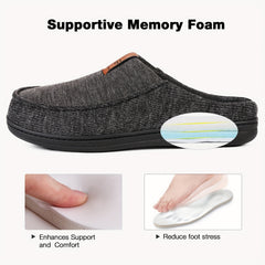 Men's Knitted Mules Lightweight Slip-On Casual Shoes