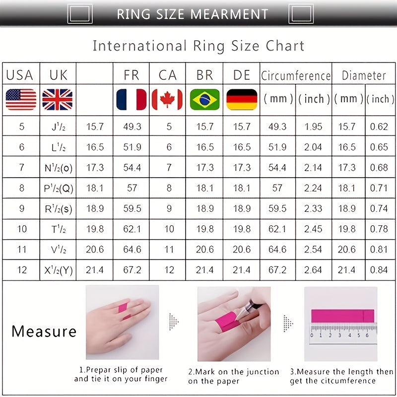 V Shape Zirconia Ring Heart Wedding Jewelry For Women