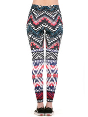 Floral Print Skinny Stretchy Leggings High Waist Yoga Leggings
