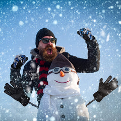 NAIYONG Camo Ski Gloves Windproof and Stylish for Autumn Winter