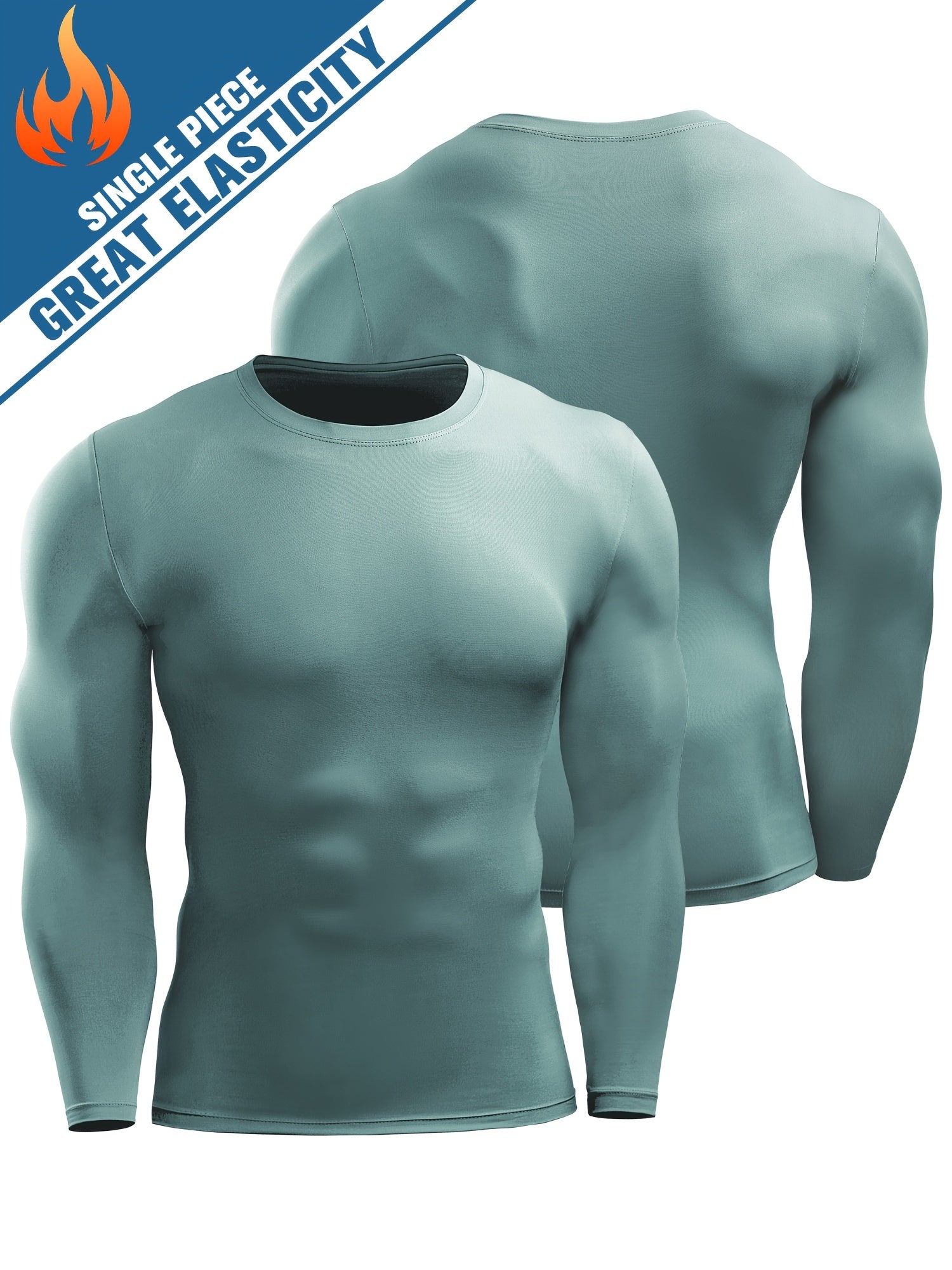 Men's Compression Sport T-Shirt - Quick Drying Sweatshirt for Fitness