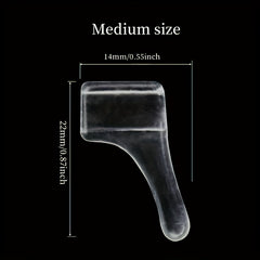 3 Pairs Glasses Ear Hook Non Slip Silicone Leg Tip Fixer