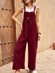 Boho Sleeveless Wide Leg Jumpsuit for Women