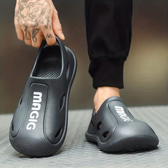 Men's Casual Non Slip Water Shoes Closed Toe Beach Sandals