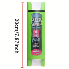 5M Soluble PVA Mesh Bait Bags Carp Fishing Feeder Lures 25mm 37mm