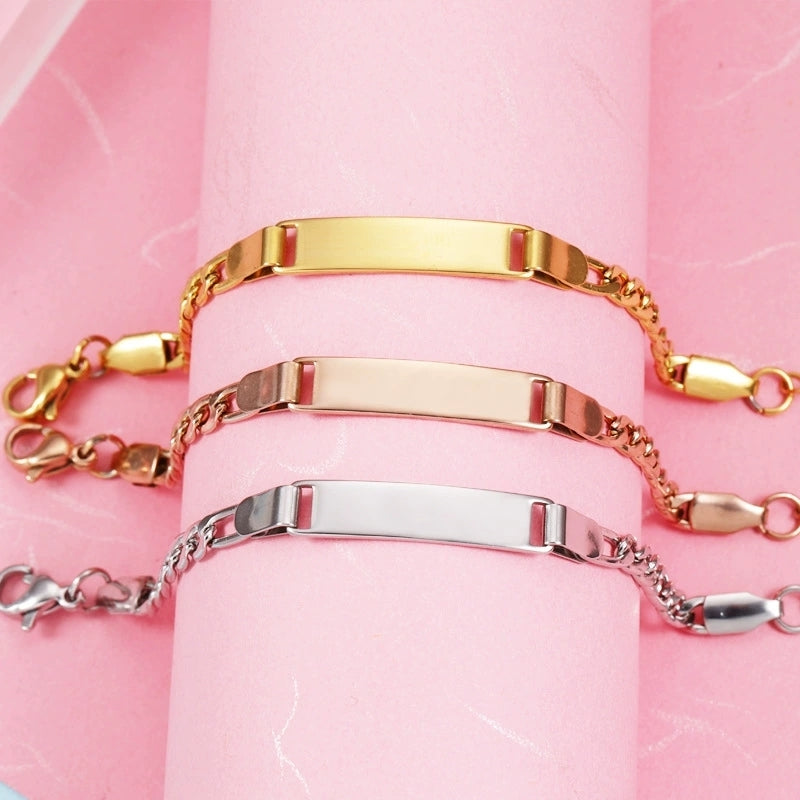 Boys Vintage Plain Bracelet For Kids