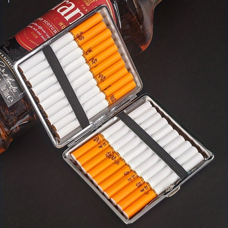 Printed Leather Cigarette Box 20 Capasity Great Gift For Men