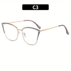 Cat Eye Clear Lens Anti Eyestrain Glasses for Women