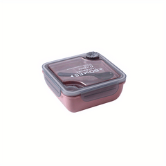 Square Lunch Box Inner Bladder Bento Box Leakproof PP Food Container