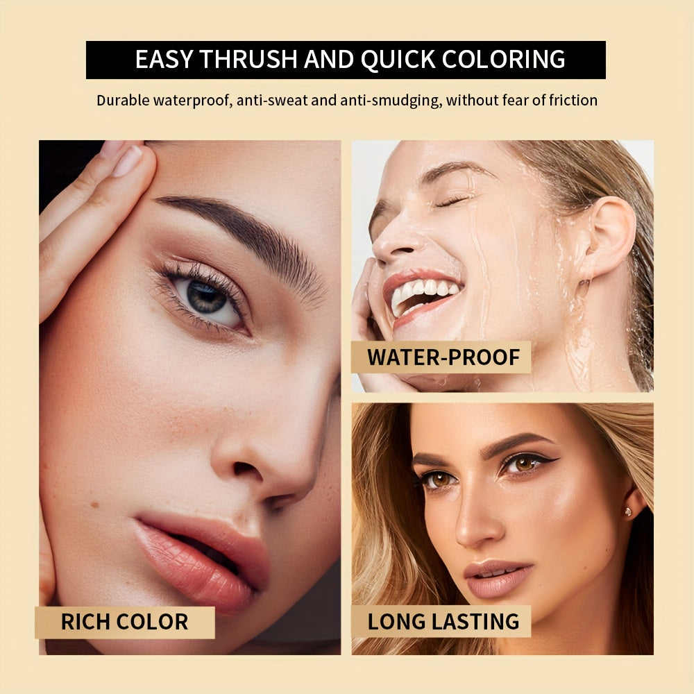 Waterproof Eyebrow Pencil Smudge Proof Long-lasting Matte Finish Pen