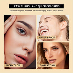 Waterproof Eyebrow Pencil Smudge Proof Long-lasting Matte Finish Pen