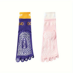 Women's Non-slip Split Toe Socks for Yoga Pilates Fitness
