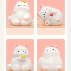 Cartoon Cat Mini Ornament Resin Craft