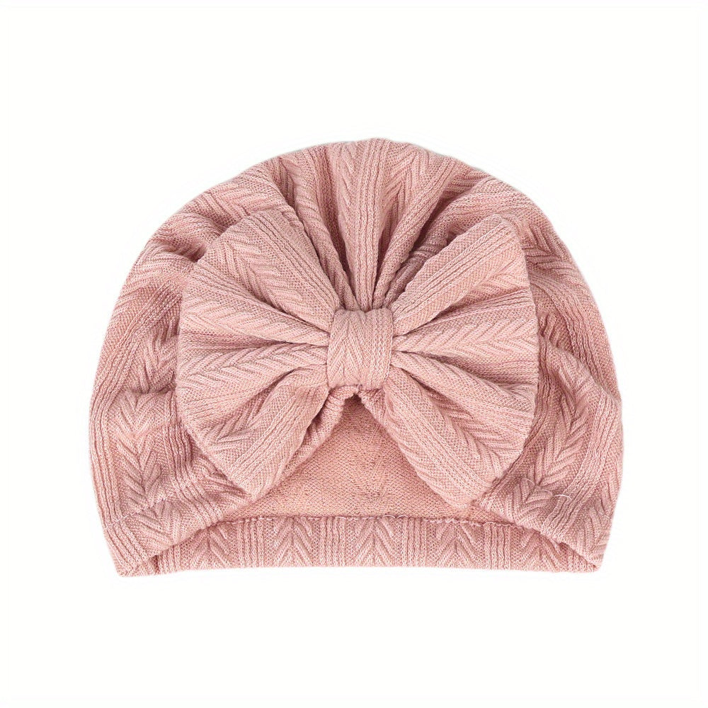 Soft & Comfy Bowknot Cap for Baby Bath Time
