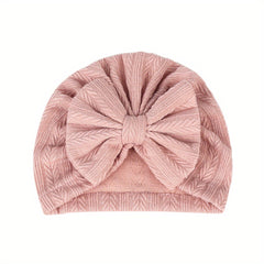 Soft & Comfy Bowknot Cap for Baby Bath Time