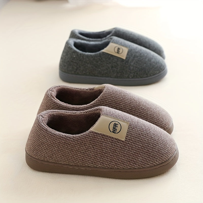 Unisex Winter House Slippers Warm Indoor Bedroom Shoes
