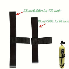 Rubber Retainer w/ Tab for 12L or 6L Diving Tank Cylinder Diving Equipment