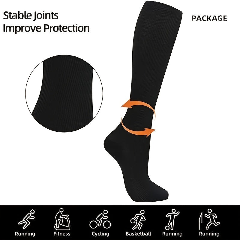 Compression Sports Knee High Socks for Women