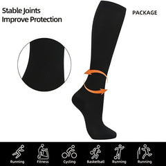 Compression Sports Knee High Socks for Women