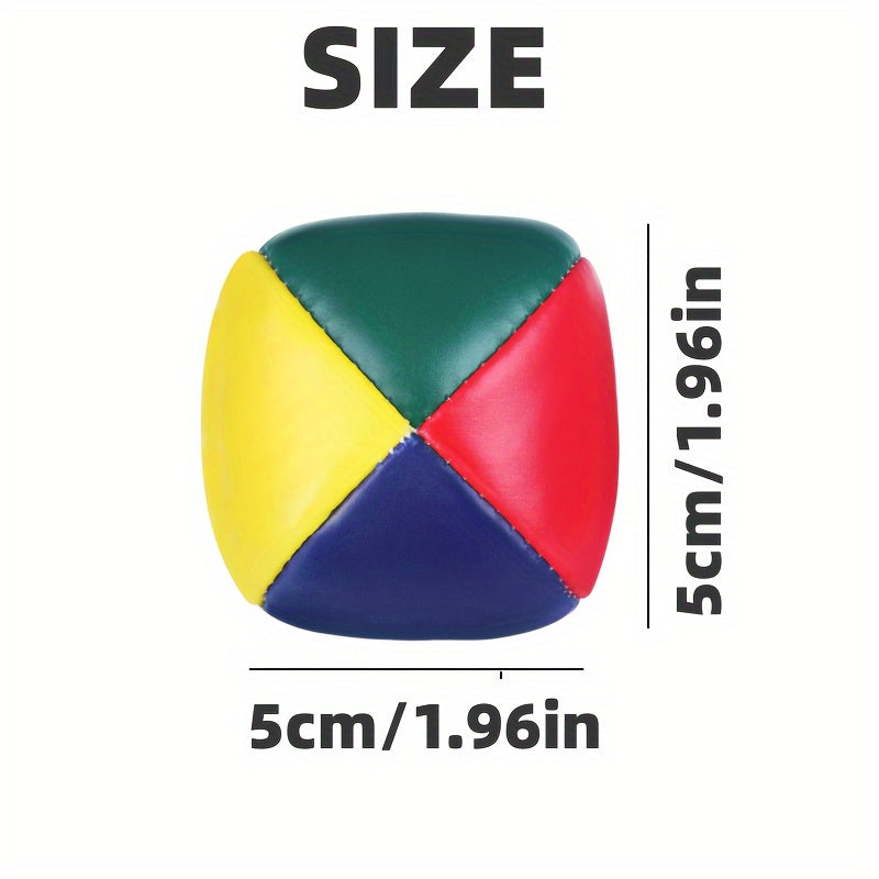 10PCS Juggling Balls Soft Durable Colorful Toy Game Mini Juggling Balls