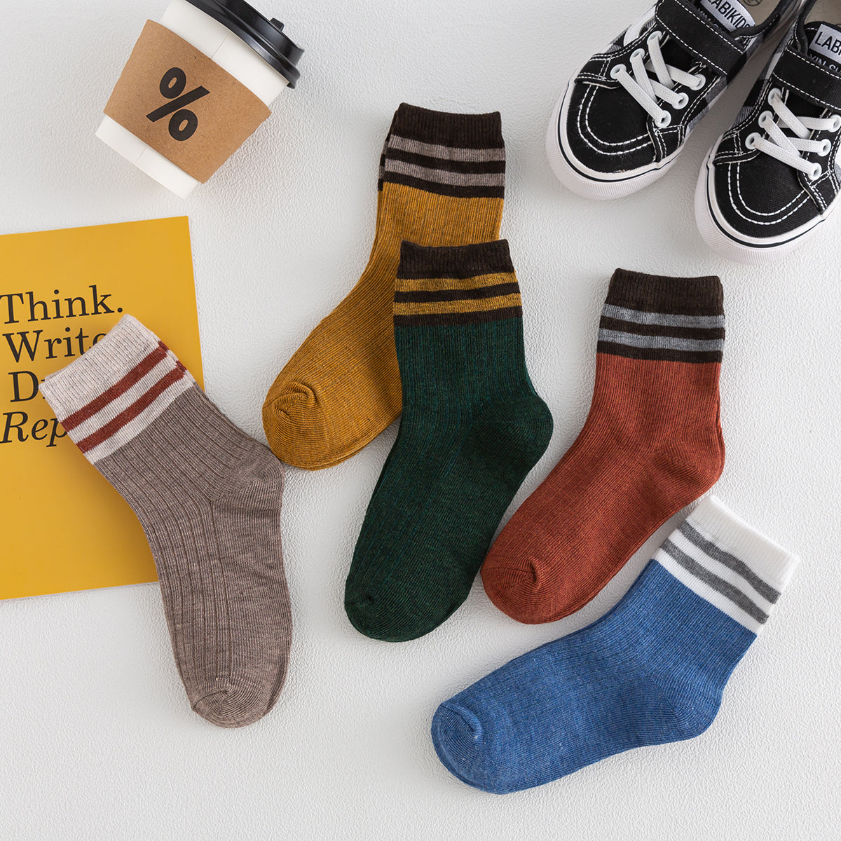 5 Pairs Toddler Boys Socks for Comfortable and Stylish Wear