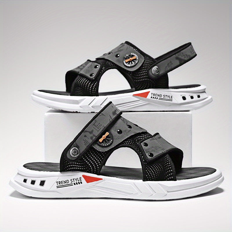 Men's Slip on Sandals Casual Open Toe Outdoor Beach Shoes