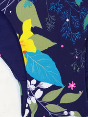 Floral Print High Cut Sexy Swim Briefs Low Waist Swimsuit Bottoms