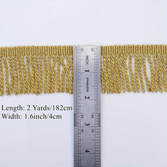 2 Yards Bullion Fringe Lace Trim for Sewing DIY Decoration