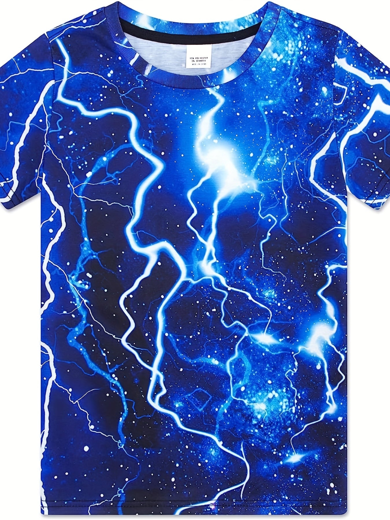 Galactic Adventure Boy's T Shirt 3D Print Active Stretch Tee
