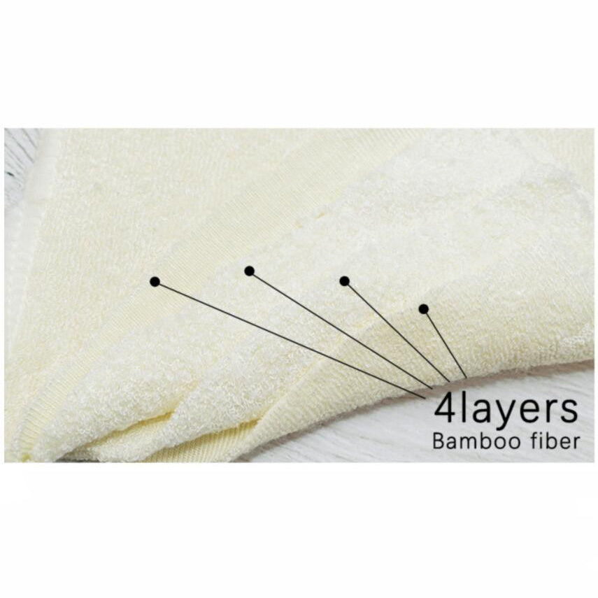 4 Layer Bamboo Inserts Reusable Washable & Breathable