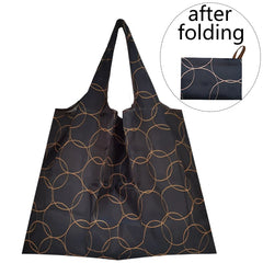 15Pcs Large Nylon Eco Shopping Bag Foldable Grocery Reusable Washable
