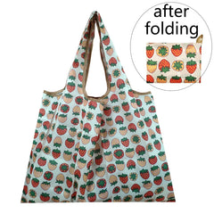 15Pcs Large Nylon Eco Shopping Bag Foldable Grocery Reusable Washable