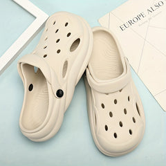 Men's Breathable Clog Sandals With Strap for Outdoor Walking
